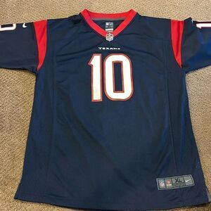 Nike Boys NFL Navy Blue Houston Texans Hopkins #10 Jersey - Size XL